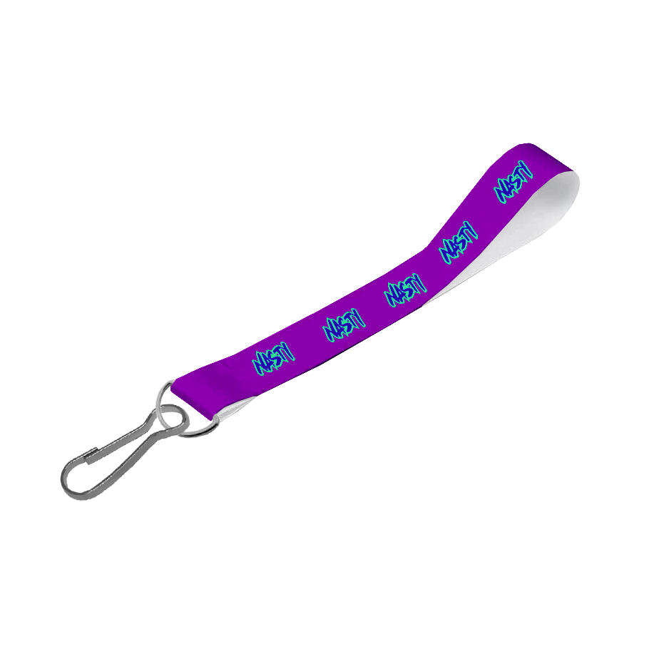 Satin Wrist Phone Strap S/Sided Print with Swivel Hook 15 x 340mm